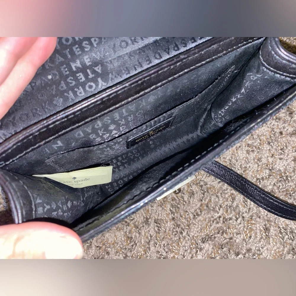 Black glitter Kate spade purse - Picture 4 of 4